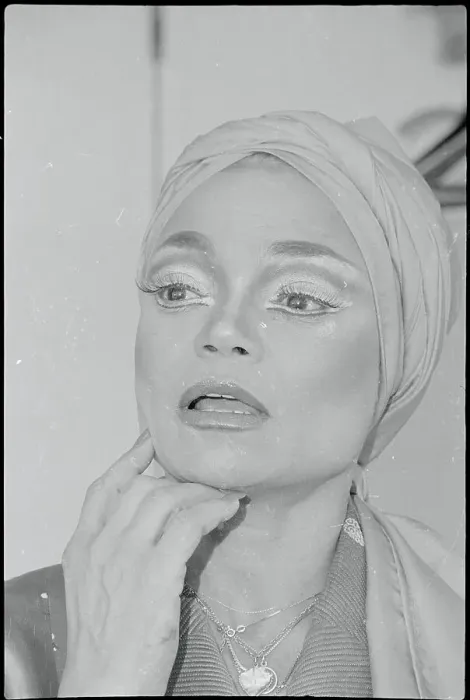 Framed Print : Portrait of Eartha Kitt Framed Print : Portrait of Eartha Kitt