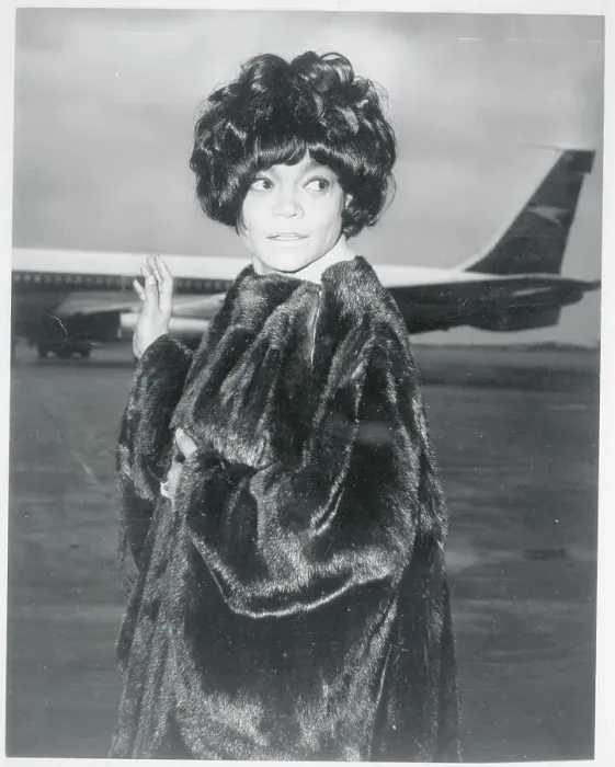Framed Print : Portrait of Eartha Kitt Framed Print : Portrait of Eartha Kitt