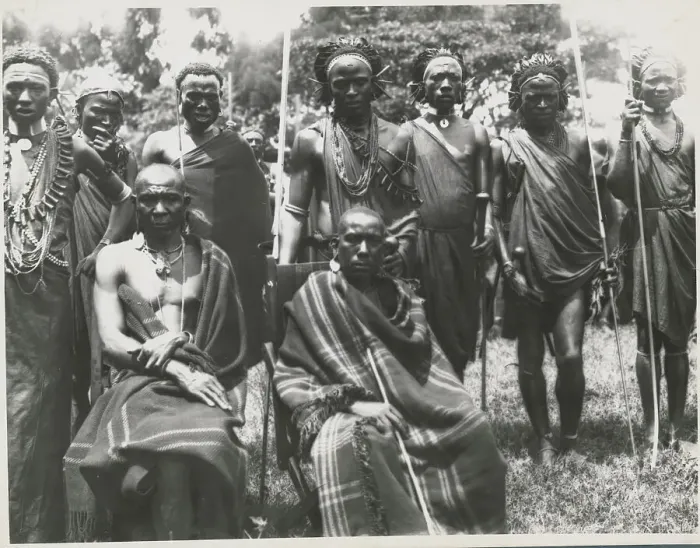 Framed Print : Portrait of East African Kikiyu Chieftains Framed Print : Portrait of East African Kikiyu Chieftains