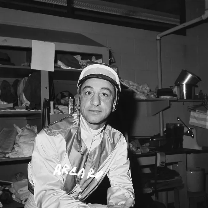 Framed Print : Portrait of Eddie Arcaro Framed Print : Portrait of Eddie Arcaro