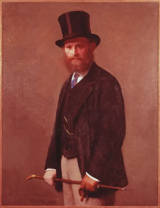 Framed Print : Portrait of Edouard Manet by Henri Fantin-Latour Framed Print : Portrait of Edouard Manet by Henri Fantin-Latour