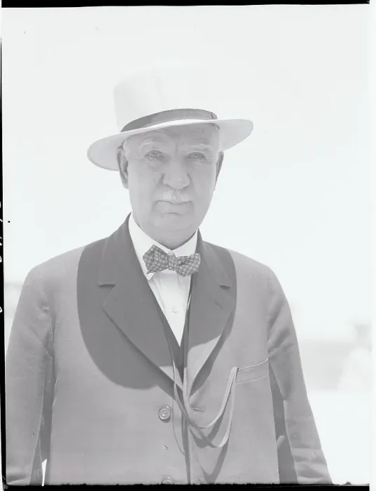 Framed Print : Portrait of Educator Augustus O. Thomas Wearing Hat Framed Print : Portrait of Educator Augustus O. Thomas Wearing Hat