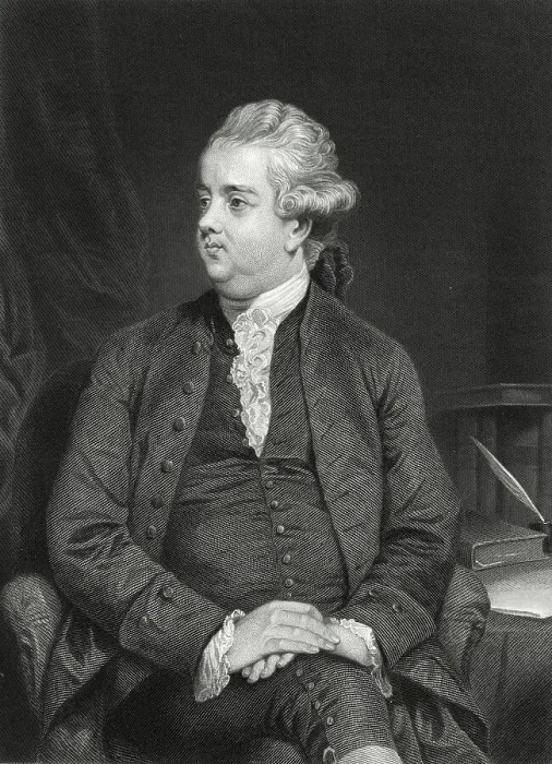 Framed Print : Portrait of Edward Gibbon Framed Print : Portrait of Edward Gibbon
