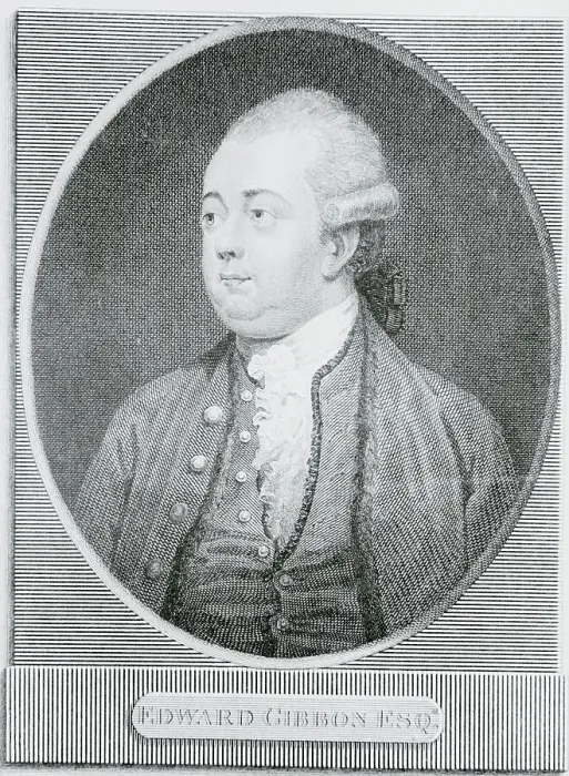 Framed Print : Portrait of Edward Gibbon