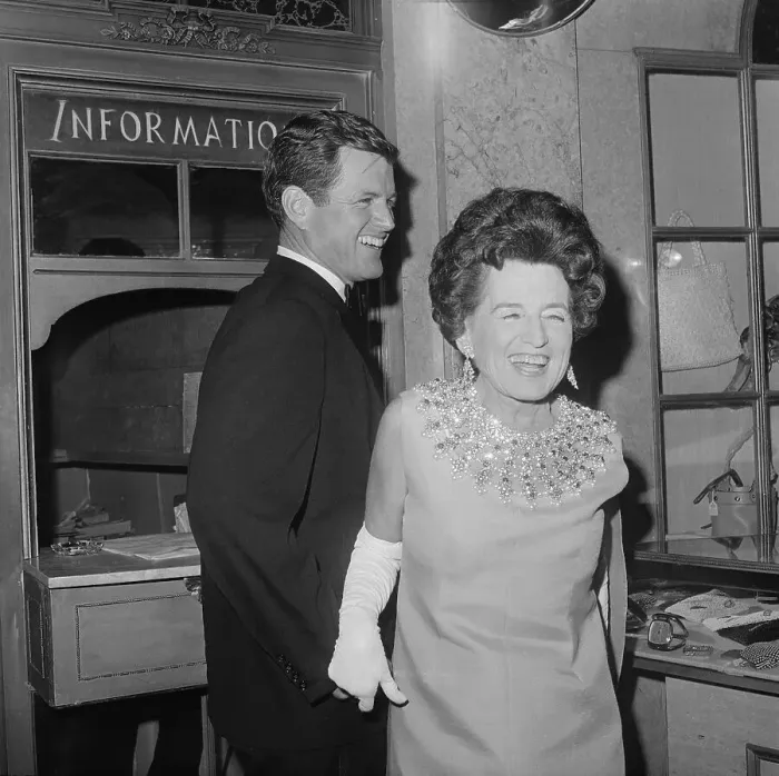 Framed Print : Portrait of Edward Kennedy and Mrs. Rose Kennedy Framed Print : Portrait of Edward Kennedy and Mrs. Rose Kennedy