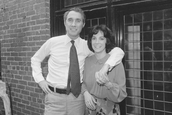 Framed Print : Portrait of Edward Mezvinsky and Wife Framed Print : Portrait of Edward Mezvinsky and Wife