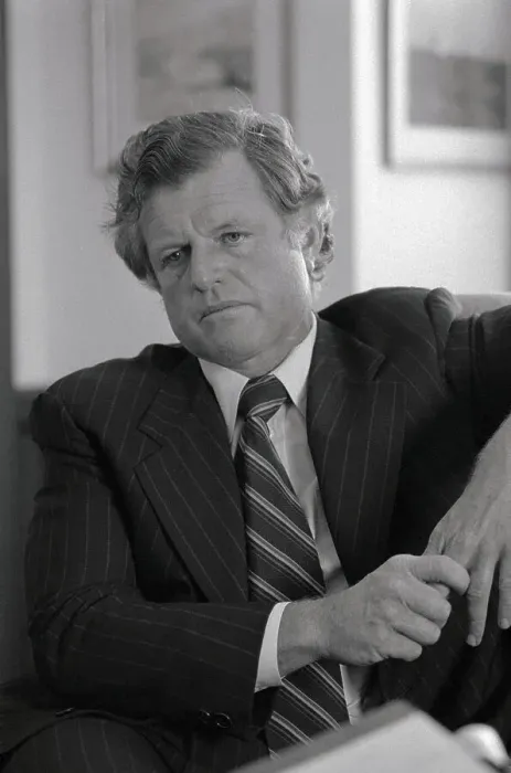 Framed Print : Portrait of Edward Moore Kennedy Framed Print : Portrait of Edward Moore Kennedy