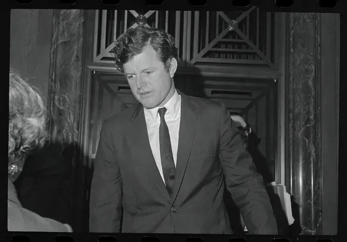 Framed Print : Portrait of Edward Moore Kennedy Framed Print : Portrait of Edward Moore Kennedy