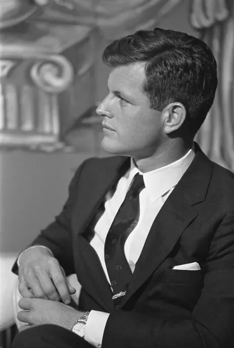 Framed Print : Portrait of Edward Moore Kennedy Framed Print : Portrait of Edward Moore Kennedy