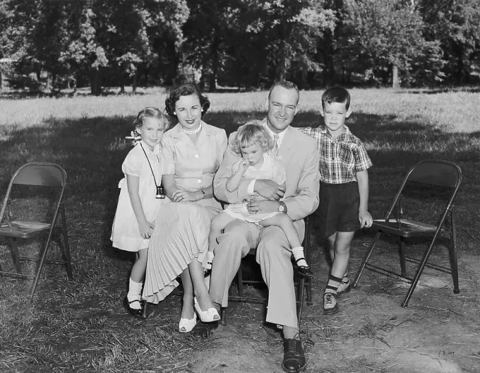 Framed Print : Portrait of the Eisenhower Family Framed Print : Portrait of the Eisenhower Family