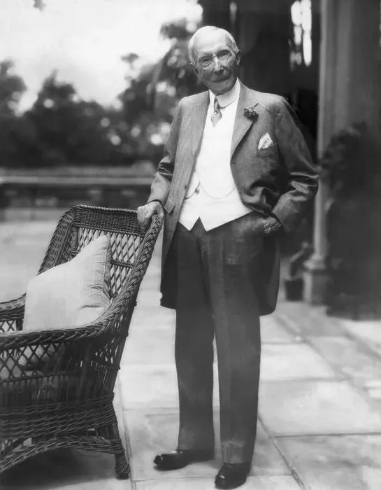 Framed Print : Portrait Of An Elderly John Rockefeller Framed Print : Portrait Of An Elderly John Rockefeller