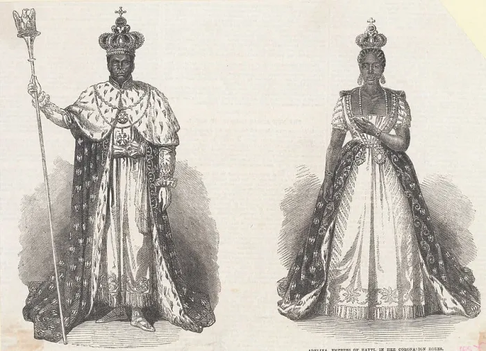 Framed Print : Portrait of Emperor Faustin-Elie Soulouque and Empress Adelina Framed Print : Portrait of Emperor Faustin-Elie Soulouque and Empress Adelina