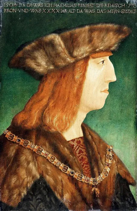Framed Print : Portrait of Emperor Maximilian I (1459-1519), after 1504