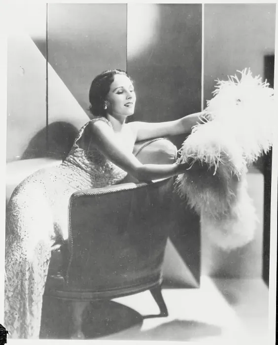 Framed Print : Portrait of English Actress Benita Hume Posing on Chair Framed Print : Portrait of English Actress Benita Hume Posing on Chair