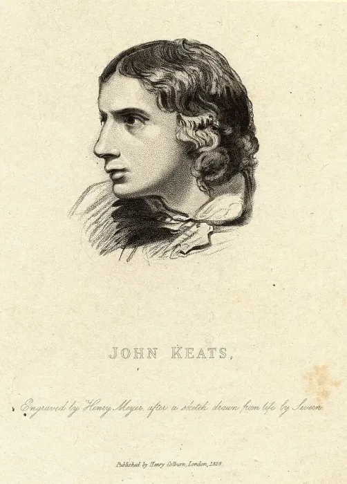 Framed Print : Portrait of English Poet John Keats Framed Print : Portrait of English Poet John Keats