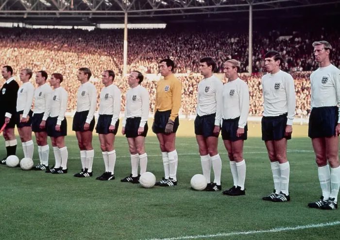 Framed Print : Portrait of the English Soccer Team Framed Print : Portrait of the English Soccer Team