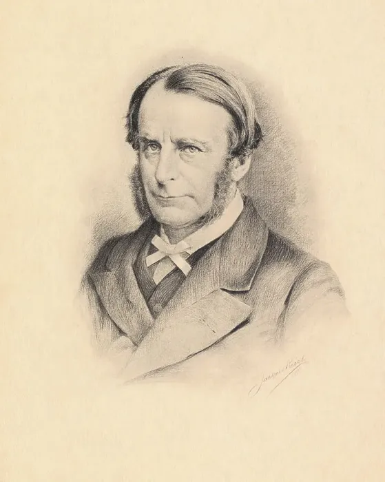 Framed Print : Portrait of English Writer Charles Kingsley Framed Print : Portrait of English Writer Charles Kingsley