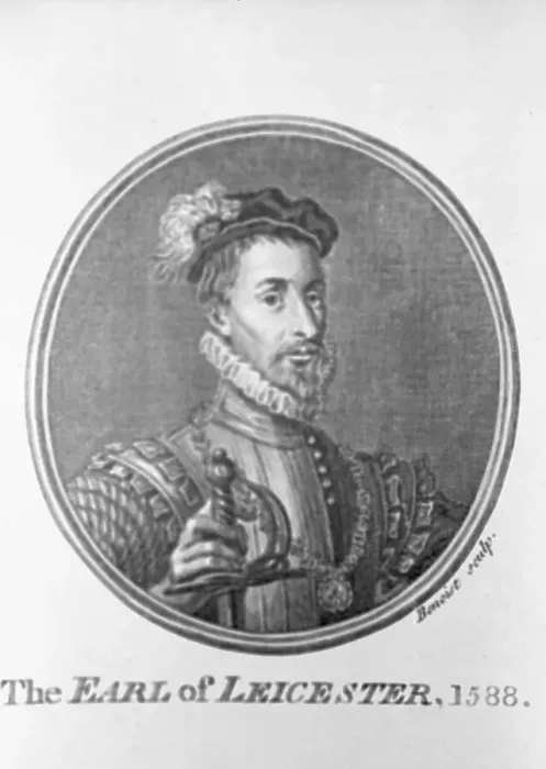 Framed Print : Portrait of Englishman Robert Dudley Leicester Framed Print : Portrait of Englishman Robert Dudley Leicester