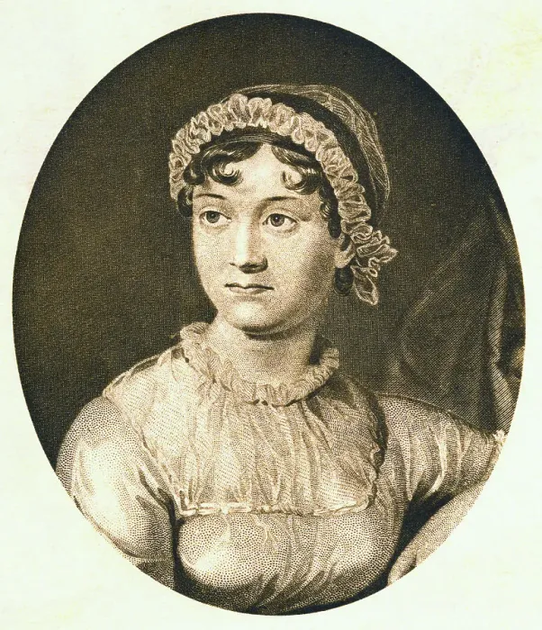 Framed Print : Detail of Portrait Engraving of Jane Austen Framed Print : Detail of Portrait Engraving of Jane Austen
