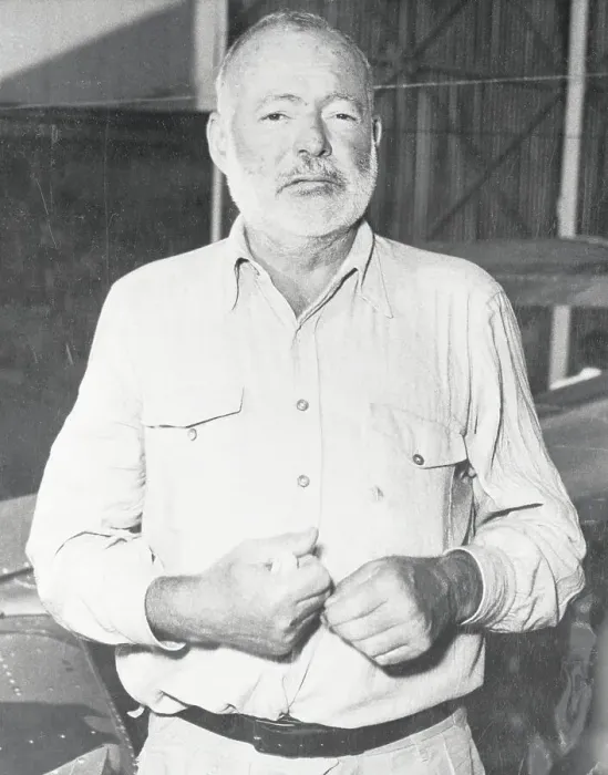 Framed Print : Portrait of Ernest Hemingway Framed Print : Portrait of Ernest Hemingway