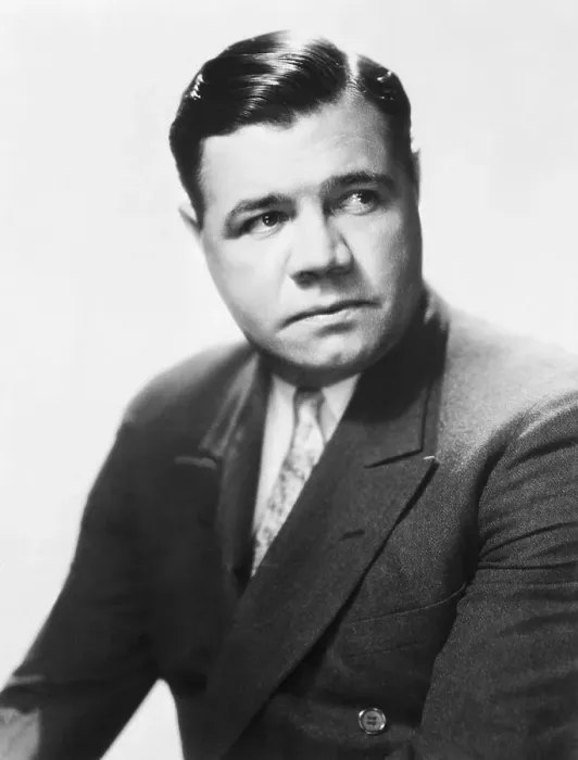 Framed Print : Portrait of Famous American Baseball Player Babe Ruth Framed Print : Portrait of Famous American Baseball Player Babe Ruth