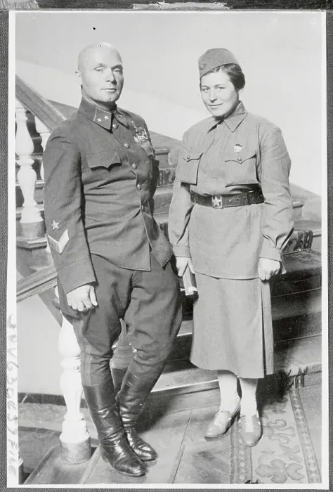 Framed Print : Portrait of Famous Major General and Nurse of Soviet Union Framed Print : Portrait of Famous Major General and Nurse of Soviet Union