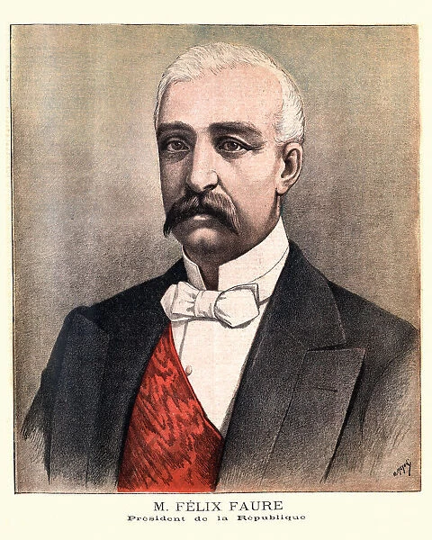 Portrait of Felix Faure, President of France, 1895