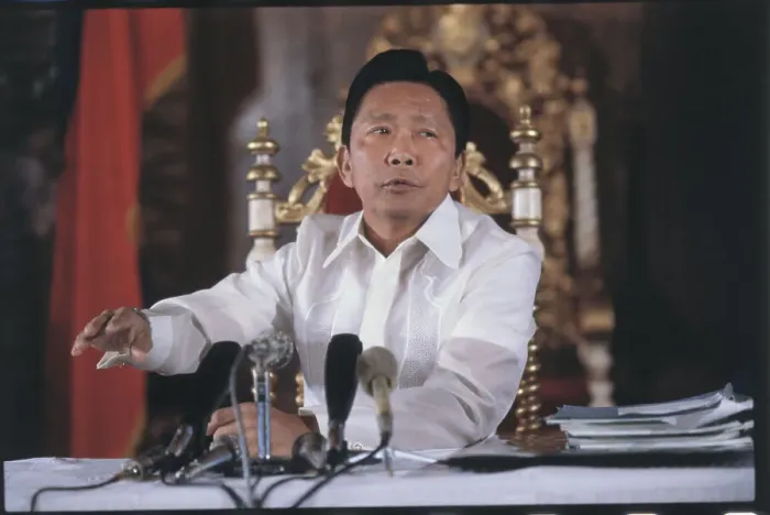 Framed Print : Portrait of Ferdinand Marcos