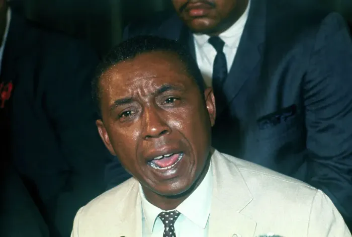Framed Print : Portrait of Floyd B McKissick Framed Print : Portrait of Floyd B McKissick