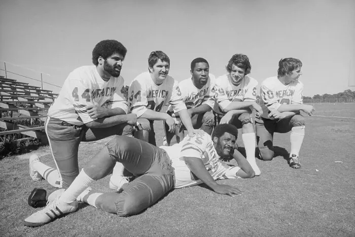 Framed Print : Portrait of Franco Harris With Teammates Framed Print : Portrait of Franco Harris With Teammates