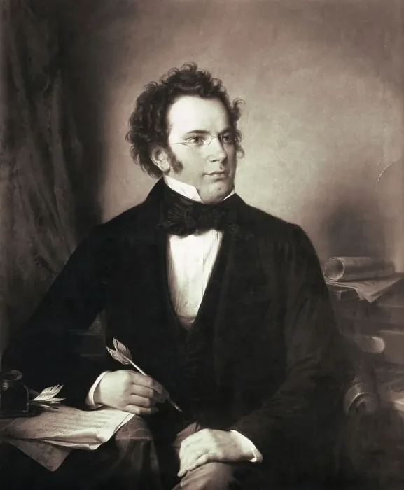 Framed Print : Portrait of Franz Schubert Framed Print : Portrait of Franz Schubert