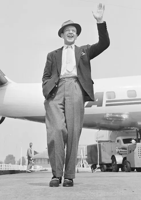 Framed Print : Portrait of Fred Astaire Waving Framed Print : Portrait of Fred Astaire Waving