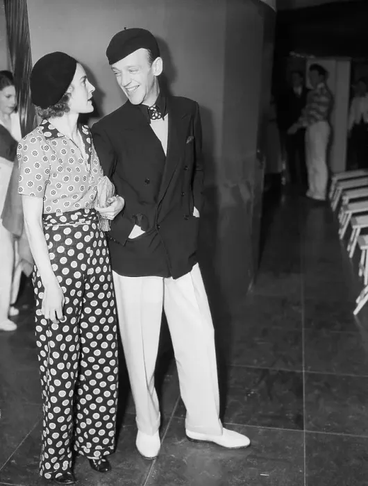 Framed Print : Portrait of Fred Astaire with His Wife Framed Print : Portrait of Fred Astaire with His Wife