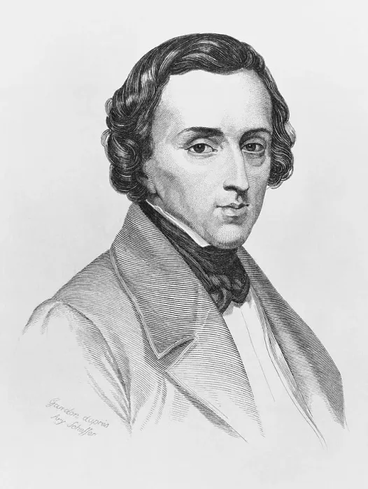 Framed Print : Portrait of Frederic Chopin Framed Print : Portrait of Frederic Chopin