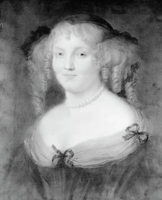 Framed Print : Portrait of French Authoress Marquise de Sevigne Framed Print : Portrait of French Authoress Marquise de Sevigne