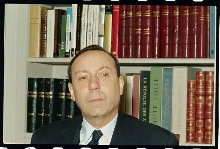 Framed Print : Portrait of Former French Premier Michel Debre Framed Print : Portrait of Former French Premier Michel Debre