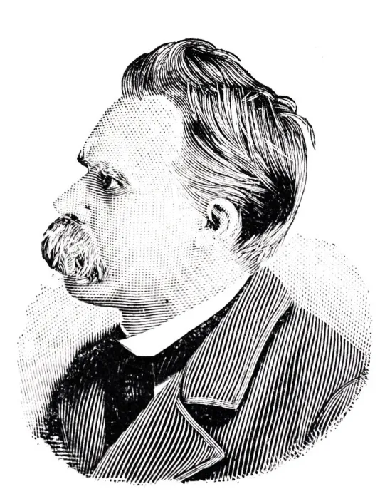 Framed Print : Portrait of Friedrich Nietzsche Framed Print : Portrait of Friedrich Nietzsche