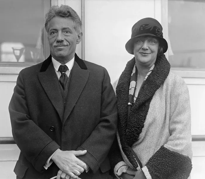 Framed Print : Portrait of Fritz Kreisler with His Wife Framed Print : Portrait of Fritz Kreisler with His Wife