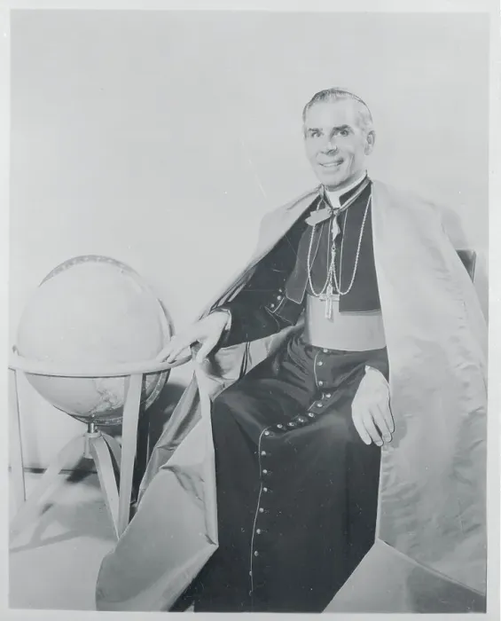 Framed Print : Portrait of Fulton Sheen Framed Print : Portrait of Fulton Sheen