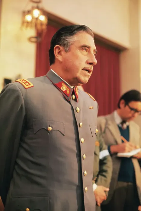 Framed Print : Portrait of General Augusto Pinochet