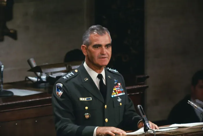 Framed Print : Portrait of General William Westmoreland Framed Print : Portrait of General William Westmoreland