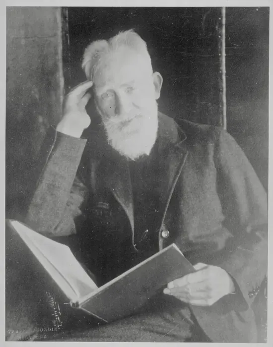Framed Print : Portrait of George Bernard Shaw Framed Print : Portrait of George Bernard Shaw