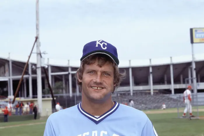 Framed Print : Portrait of George Brett Framed Print : Portrait of George Brett