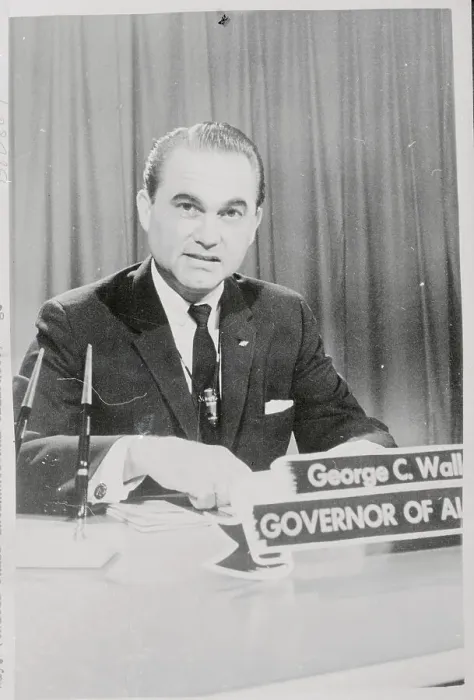 Framed Print : Portrait of George C Wallace Framed Print : Portrait of George C Wallace