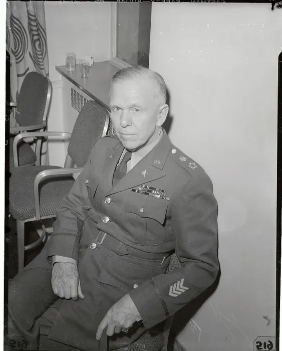 Framed Print : Portrait of George Marshall Framed Print : Portrait of George Marshall