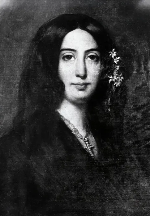 Framed Print : Detail of Portrait of George Sand by Auguste Charpentier Framed Print : Detail of Portrait of George Sand by Auguste Charpentier
