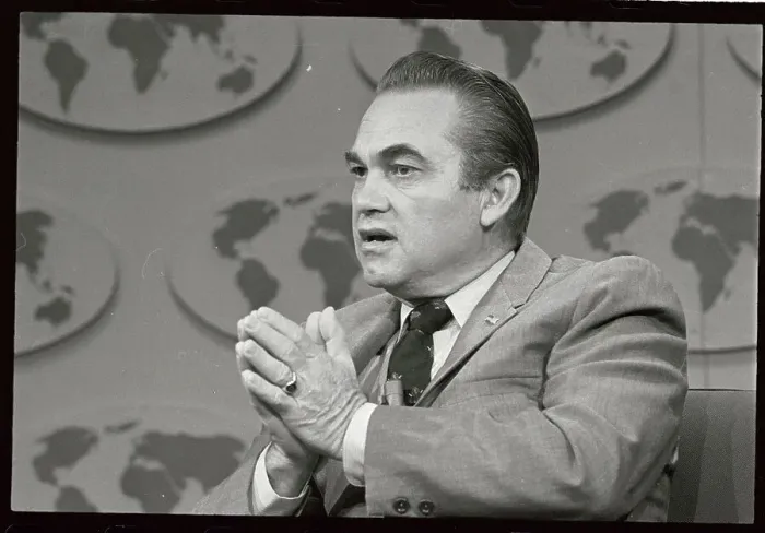 Framed Print : Portrait of George Wallace