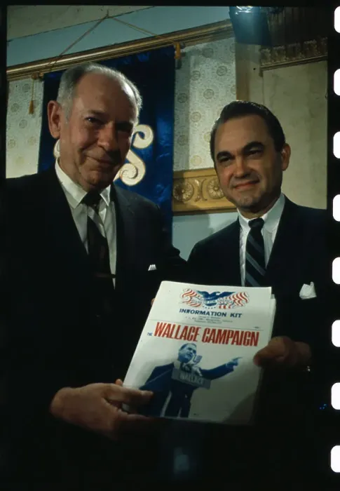 Framed Print : Portrait of George Wallace and Marvin Griffin Framed Print : Portrait of George Wallace and Marvin Griffin