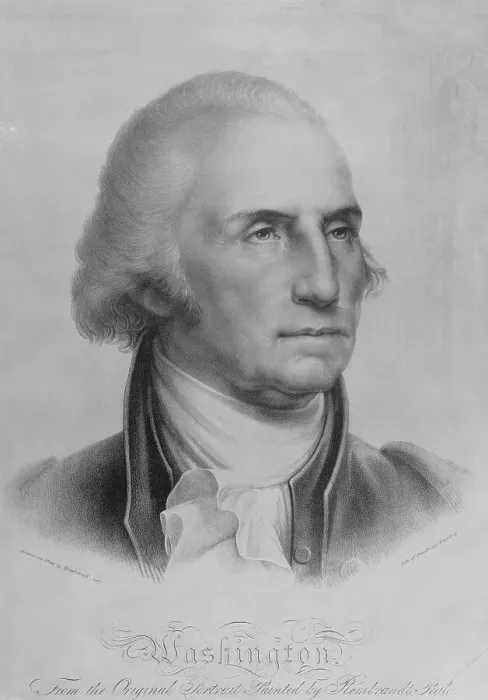 Framed Print : Portrait of George Washington Framed Print : Portrait of George Washington