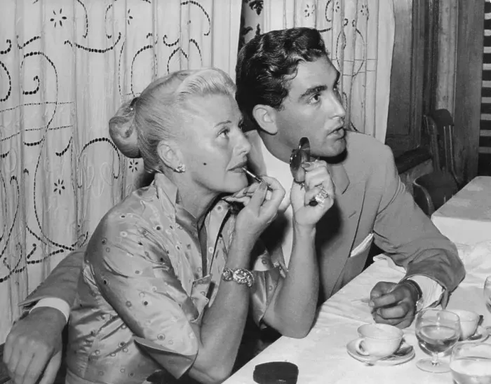 Framed Print : Portrait of Ginger Rogers with Jacques Bergerac Framed Print : Portrait of Ginger Rogers with Jacques Bergerac